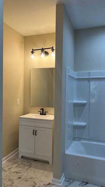 Furnished interior view inside a new home in , Santee (Image 7).