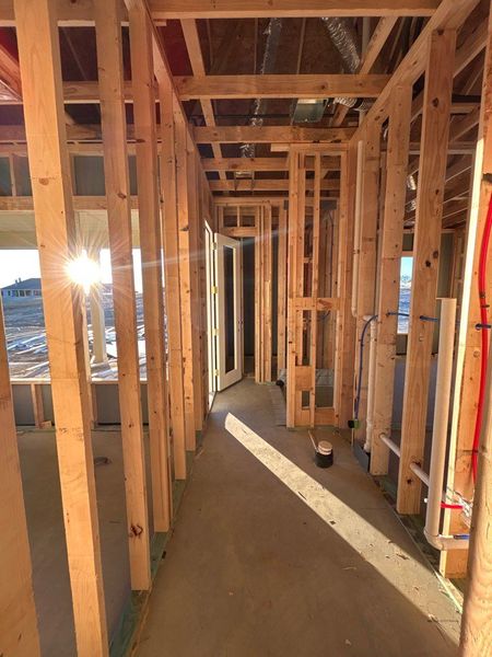 In-progress construction of a new home in Creekview Addition, Van Alstyne, TX (Image 10).