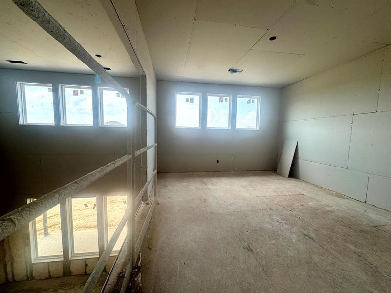 Actual progress of your home.