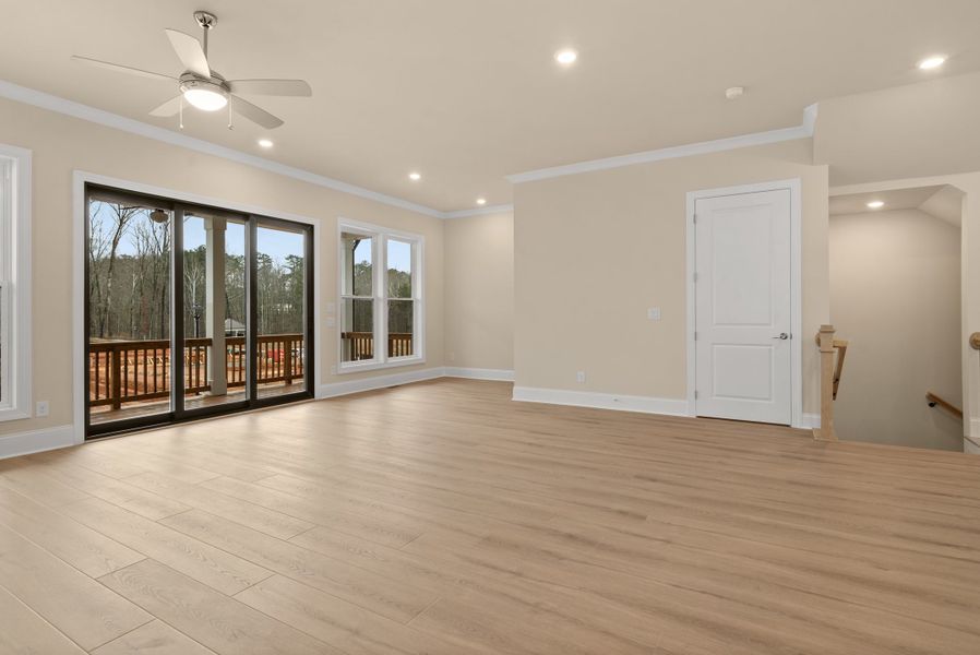 Representative unfurnished interior of a home built from the The Stafford by The Providence Group in Waterside Single Family, Peachtree Corners (Image 28).