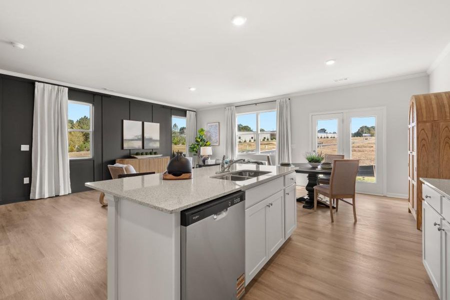 Furnished interior view inside a new home in Hughes Court, Dawsonville (Image 8).