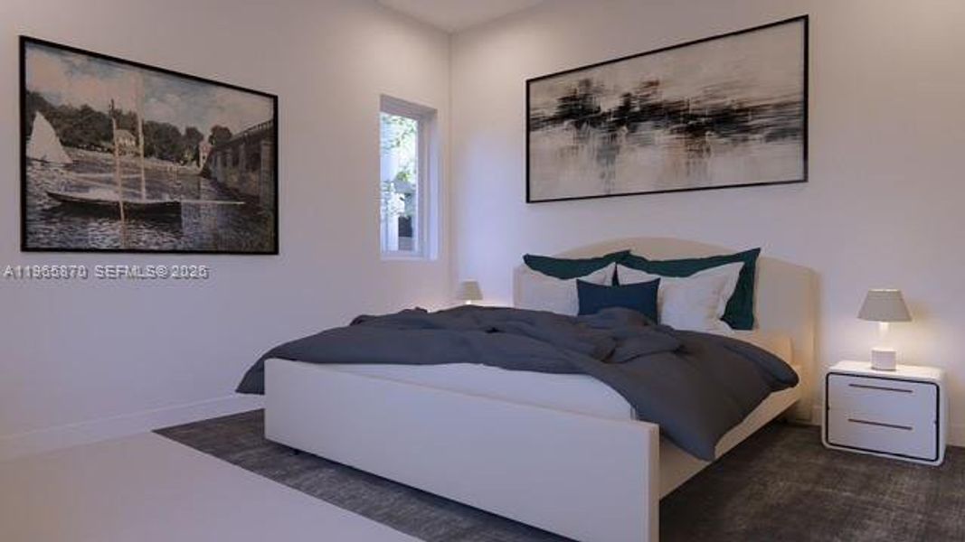 Furnished interior view inside a new home in , Fort Lauderdale (Image 25).