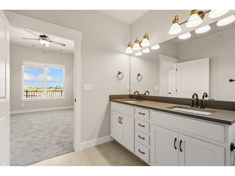 Furnished interior view inside a new home in The Lakes at Centerra, Loveland (Image 3).