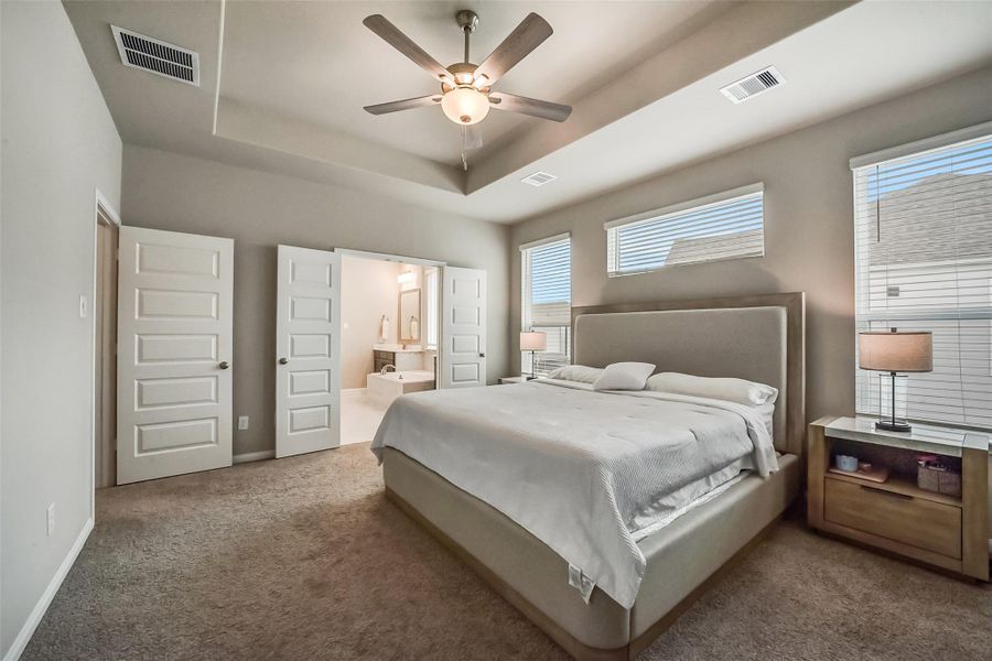 Furnished interior view inside a new home in , Houston (Image 16).