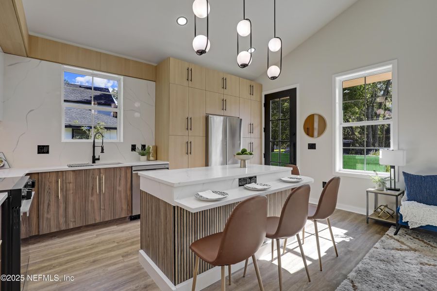 Furnished interior view inside a new home in , Jacksonville (Image 15).
