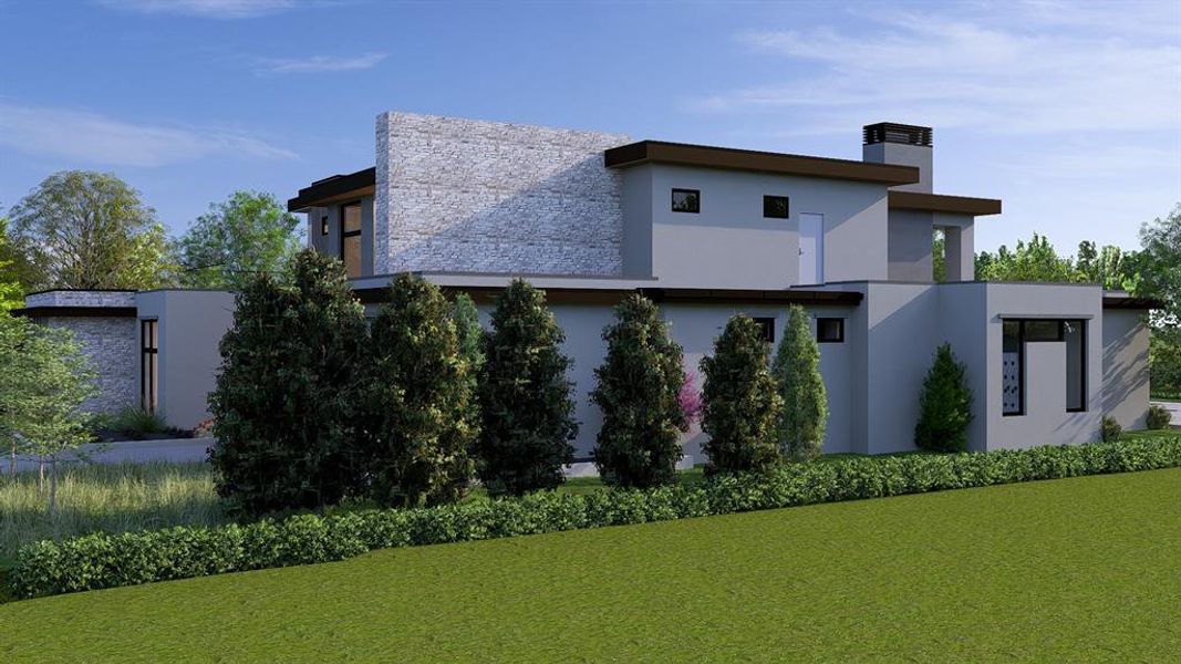 Exterior details and patio area of a home in , Westlake (Image 8).