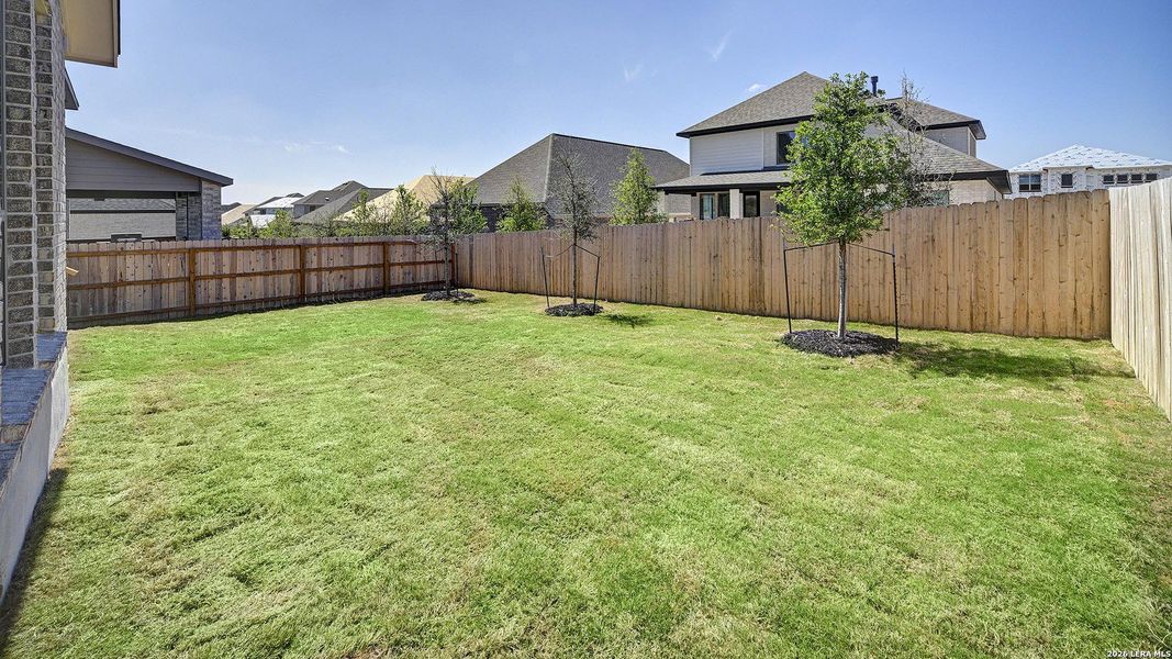 Exterior details and patio area of a home in Corley Farms, Boerne (Image 22).