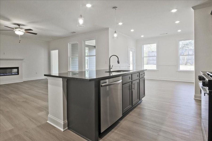 Furnished interior view inside a new home in Cooper's Walk, Loganville (Image 8).