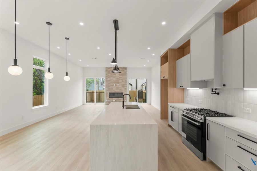 Furnished interior view inside a new home in , Houston (Image 8).