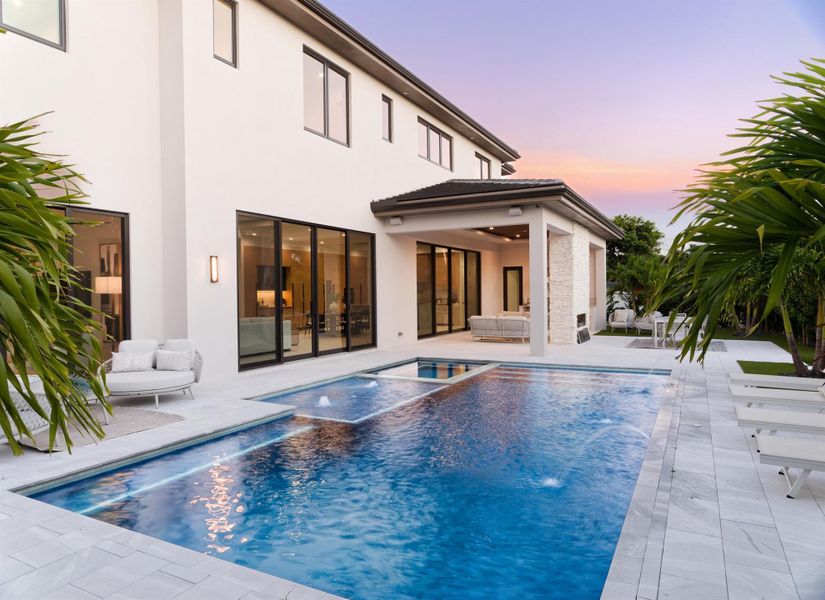Furnished interior view inside a new home in , Palm Beach Gardens (Image 8). Furnished interior view inside a new home in , Palm Beach Gardens (Image 8).