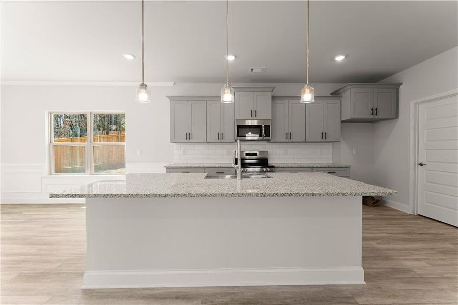 Furnished interior view inside a new home in Magnolia Villas, Cornelia (Image 14).