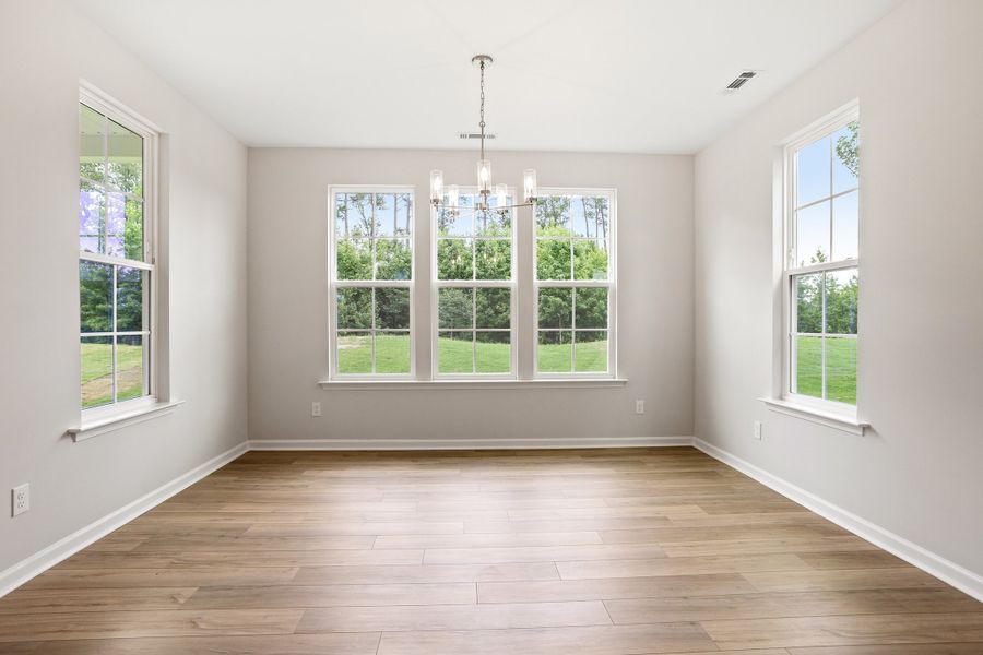 Spacious, unfurnished interior of a new home in Renaissance at White Oak, Garner (Image 21). Spacious, unfurnished interior of a new home in Renaissance at White Oak, Garner (Image 21).