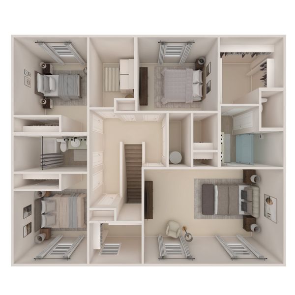 Image 16 representing the Oleander by K. Hovnanian® Homes in Aspire at New Hampstead, Savannah, GA. Image 16 representing the Oleander by K. Hovnanian® Homes in Aspire at New Hampstead, Savannah, GA.