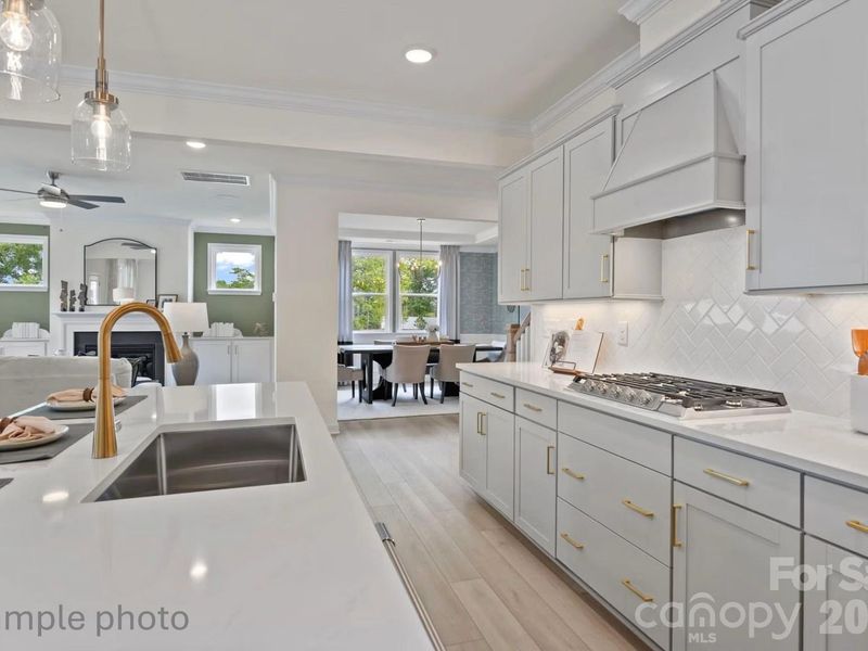 Furnished interior view inside a new home in Enclave at Belmont, Belmont (Image 8).
