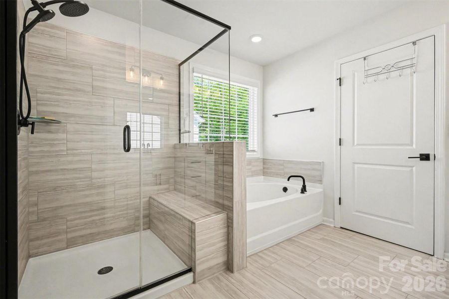 Furnished interior view inside a new home in Falls Cove, Troutman (Image 12).