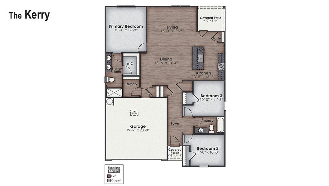 2D floor plan layout of this home in Bella Point, Bolivia, NC (Image 3).