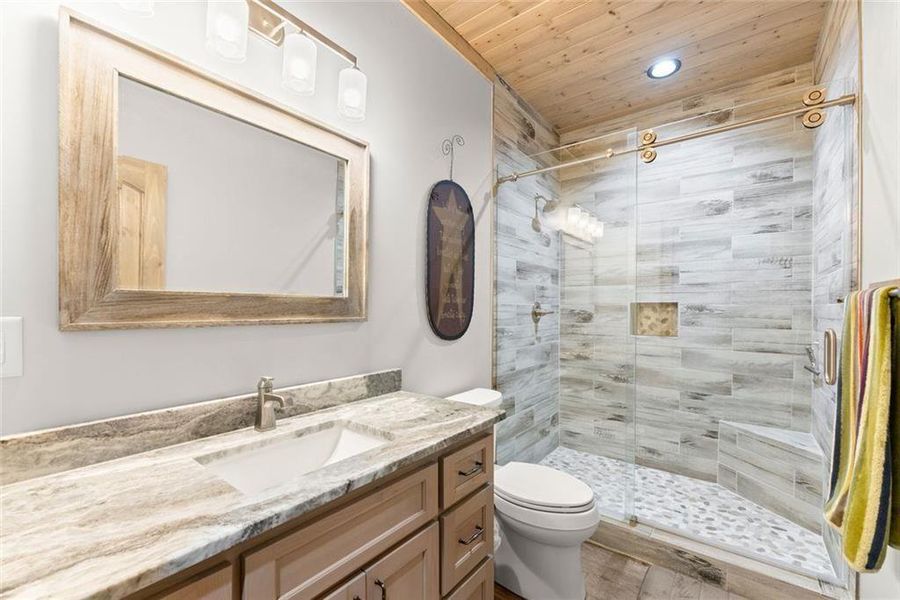 Furnished interior view inside a new home in , Cleveland (Image 44).