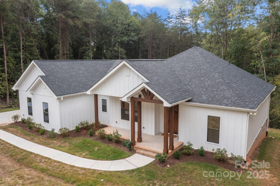 Front exterior of a new home in , Catawba, NC, highlighting curb appeal (Image 23).