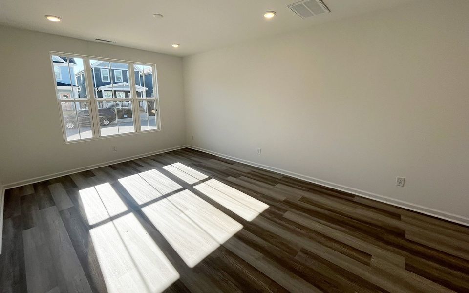 Spacious, unfurnished interior of a new home in Townhomes at Wendell Falls, Wendell (Image 12).
