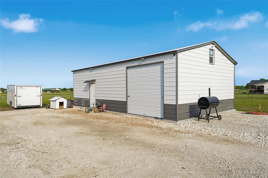 Exterior details and patio area of a home in , Leroy (Image 24).