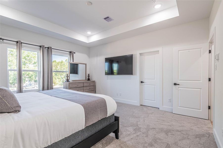 Furnished interior view inside a new home in , Houston (Image 27). Furnished interior view inside a new home in , Houston (Image 27).