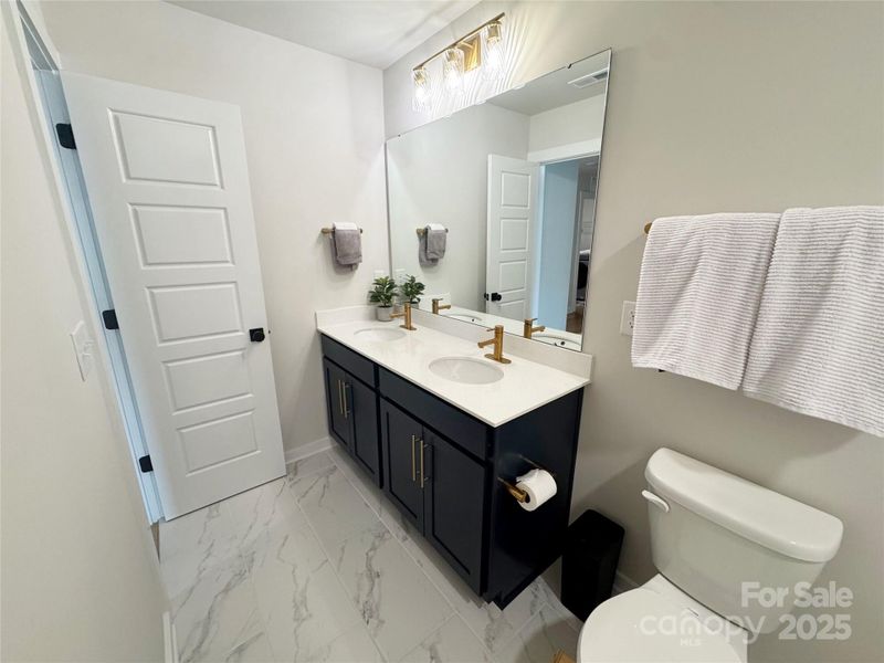 Furnished interior view inside a new home in Enclave at Caldwell, Charlotte (Image 17).