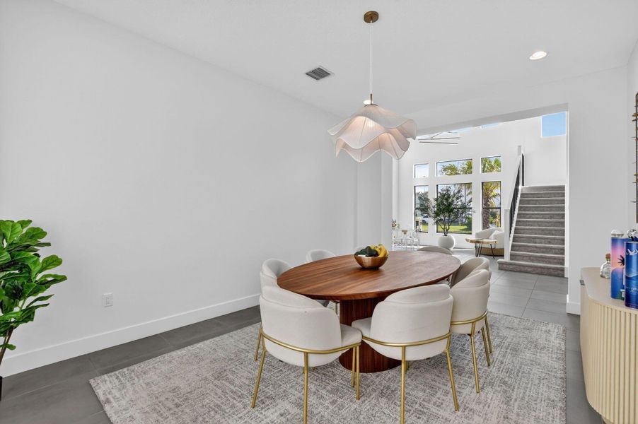 Furnished interior view inside a new home in , Boca Raton (Image 27).