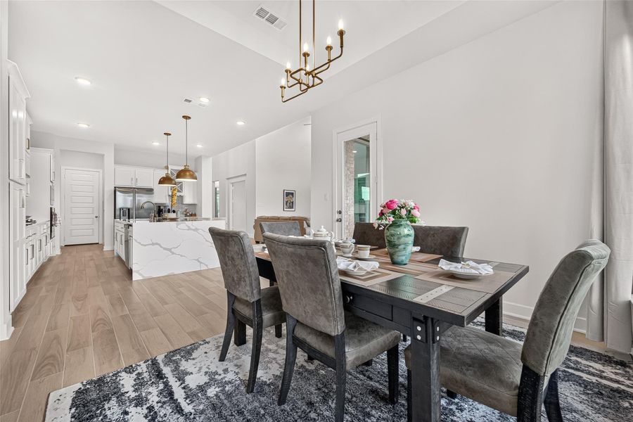 Furnished interior view inside a new home in , Brookshire (Image 40).