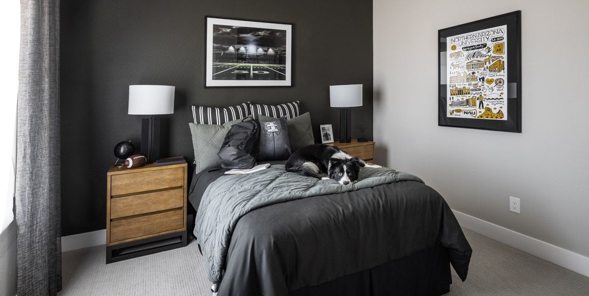 Furnished interior view inside a new home in Horizon at The Dells, Prescott (Image 15). Furnished interior view inside a new home in Horizon at The Dells, Prescott (Image 15).