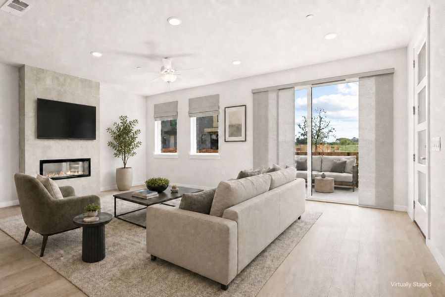 Furnished interior view inside a new home in Ten Mile Creek, Celina (Image 7).