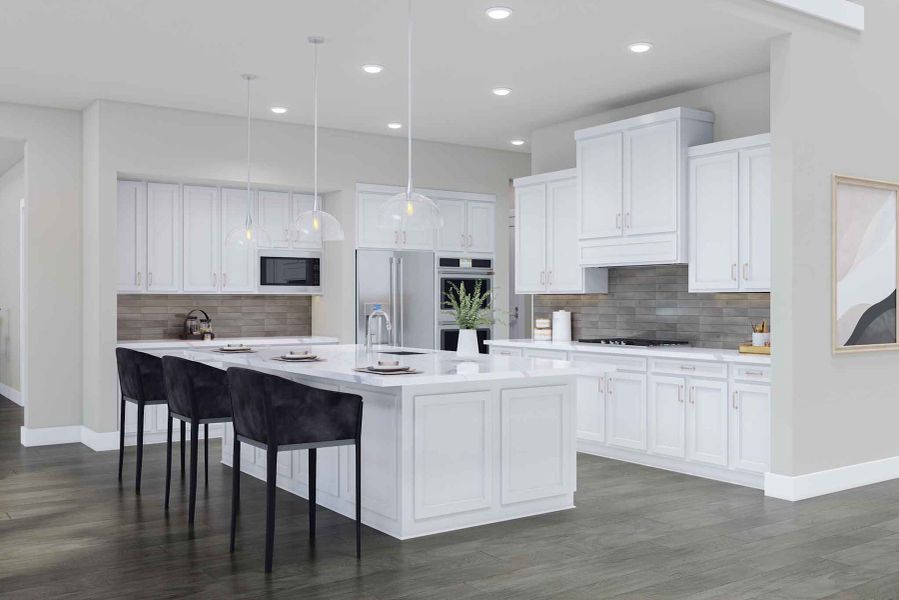 Representative furnished interior of a home built from the Marsala by Tri Pointe Homes in Legacy Grove, Montgomery (Image 6).