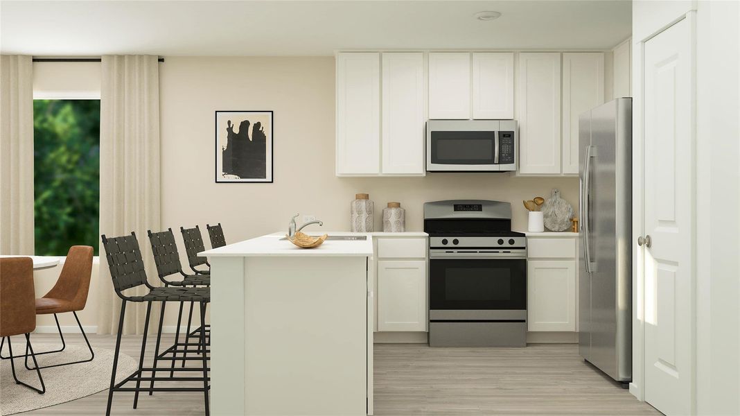 Furnished interior view inside a new home in Firefly Pointe, Hutto (Image 14).