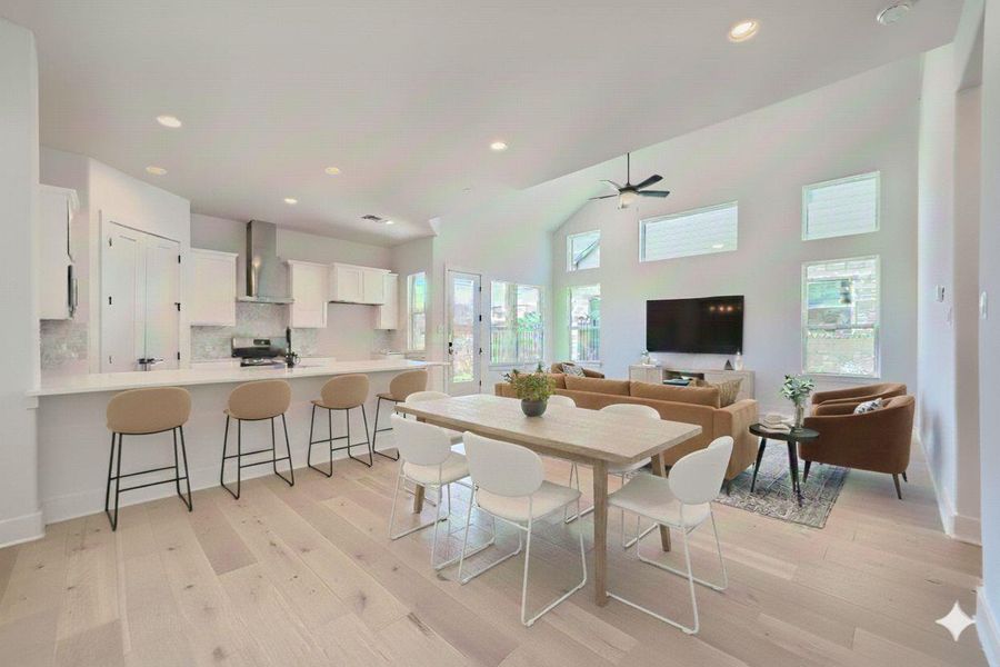 Furnished interior view inside a new home in Chester Ranch Place, Round Rock (Image 4).