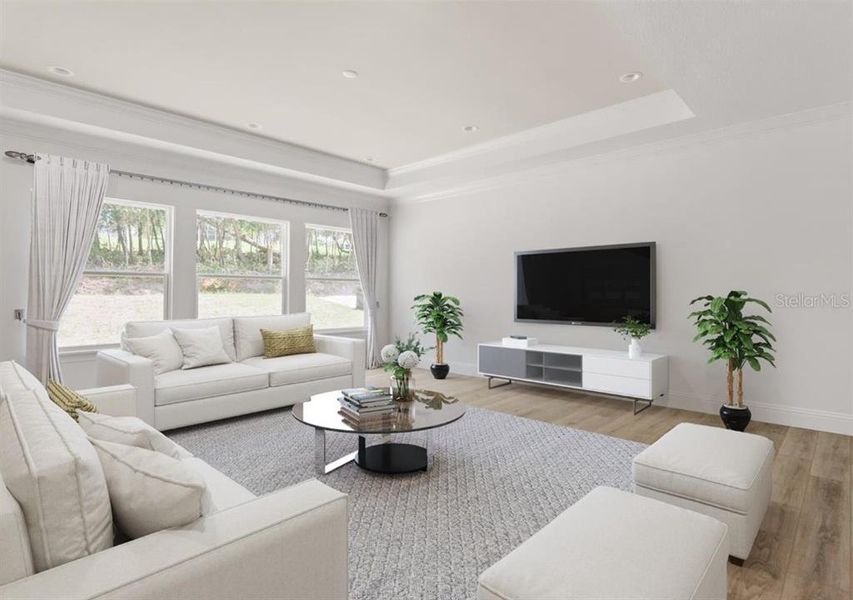 Furnished interior view inside a new home in , Apopka (Image 14).