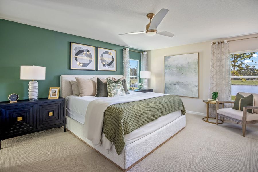 Representative furnished interior of a home built from the 1989 Modeled by KB Home in Chapel Manor II, Zephyrhills (Image 6).