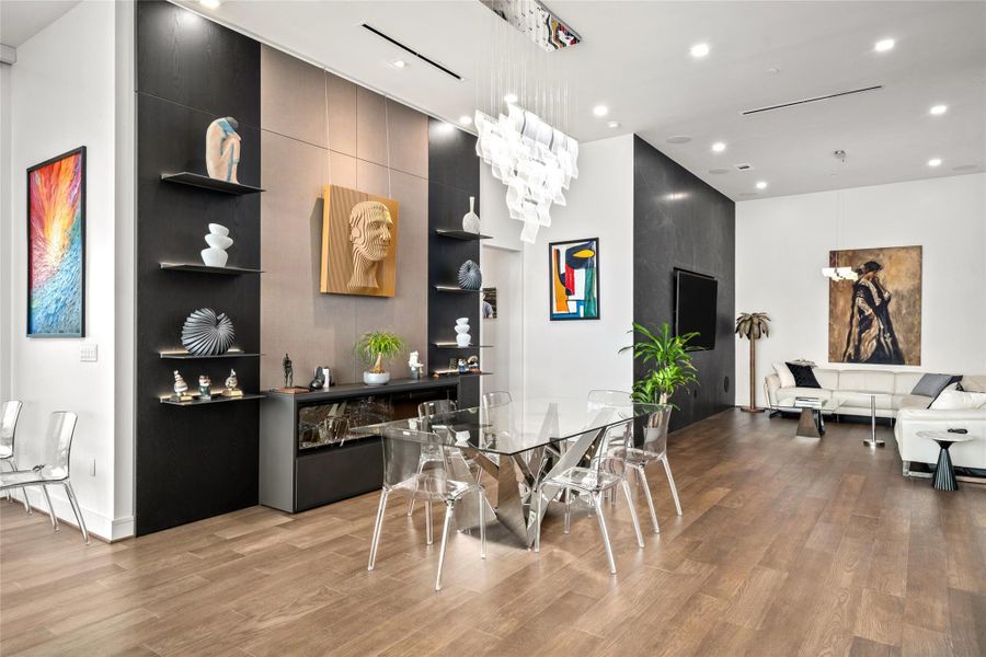 Dining and family room.