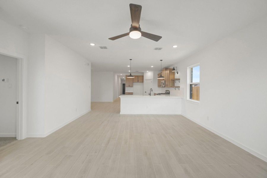 Open floor plan