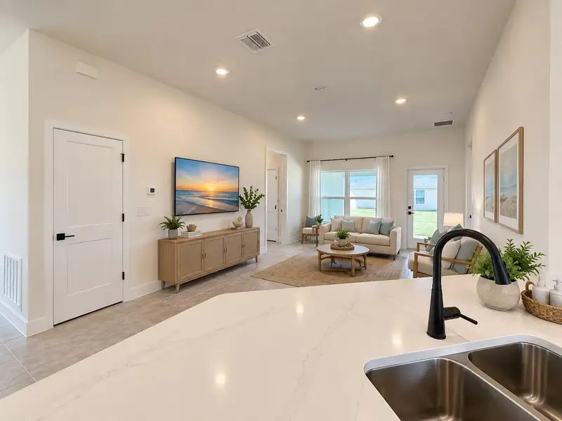 Furnished interior view inside a new home in St. John's Preserve, Palm Bay (Image 7).