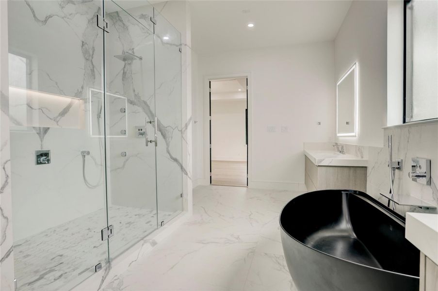 Furnished interior view inside a new home in , Houston (Image 4).