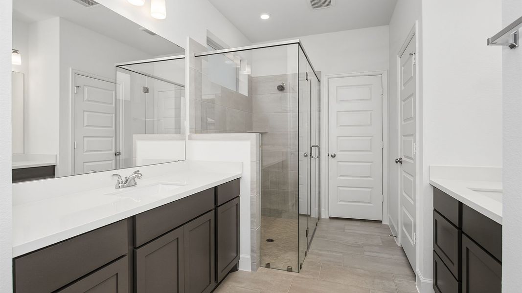 Furnished interior view inside a new home in The Woodlands Hills, Willis (Image 6).