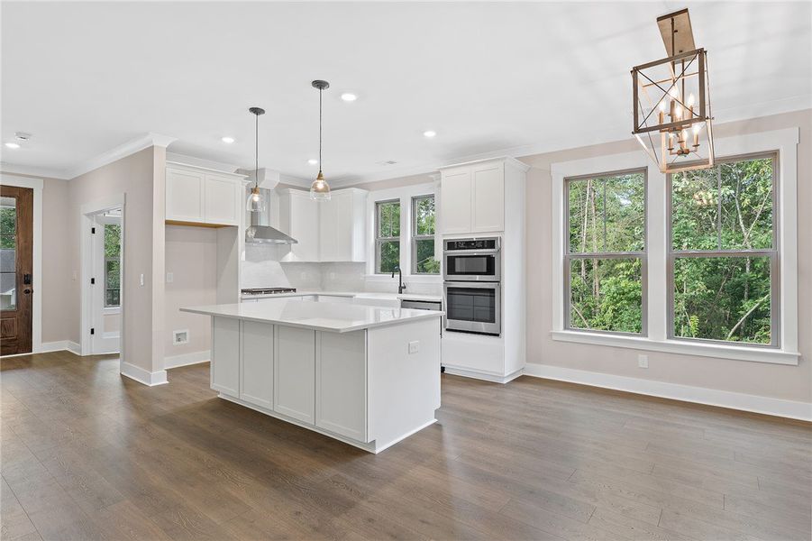 Images of a different home with a similar floor pl