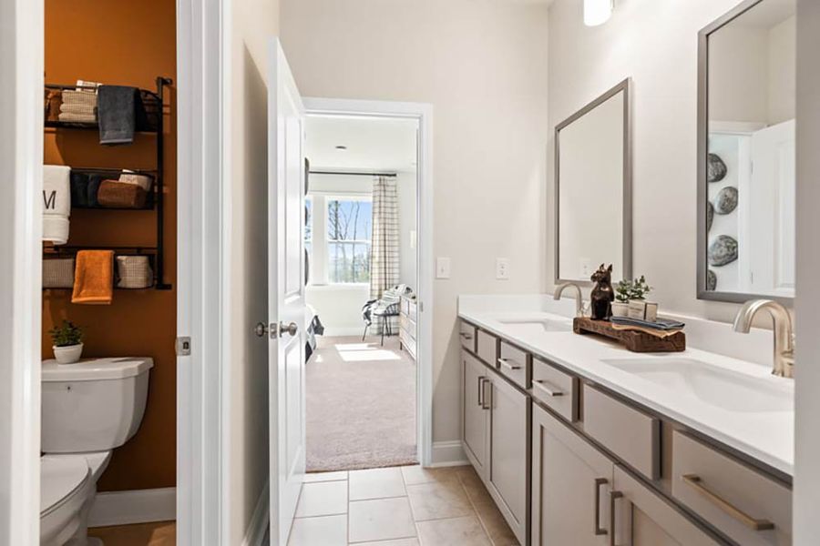 Furnished interior view inside a new home in Nichols Farm, Dacula (Image 43).