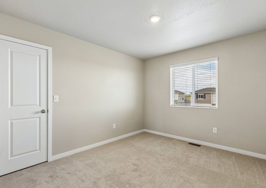 The secondary bedrooms have carpet.