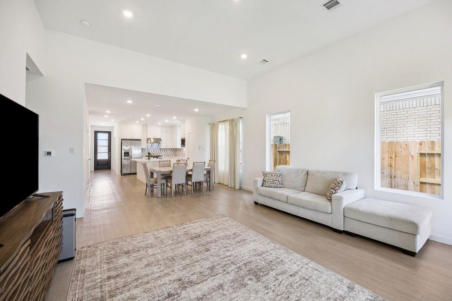 Alternate view from the Family room that leads to the front entrance