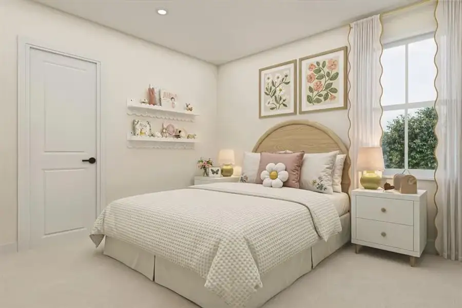 Representative furnished interior of a home built from the Sullivan by Ryan Homes in Kelton, Charlotte (Image 13).