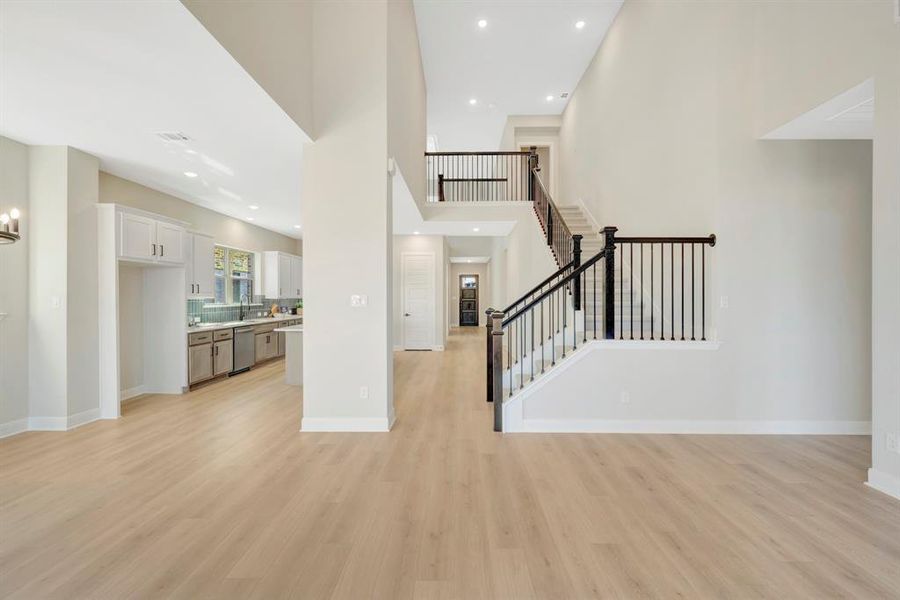Spacious, unfurnished interior of a new home in South Pointe  Cottage Series, Mansfield (Image 19).