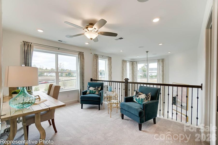 Furnished interior view inside a new home in Harrisburg Village, Harrisburg (Image 12).