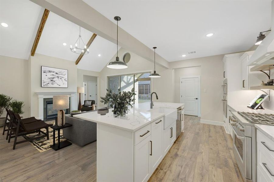 Furnished interior view inside a new home in Elevon, Lavon (Image 18).