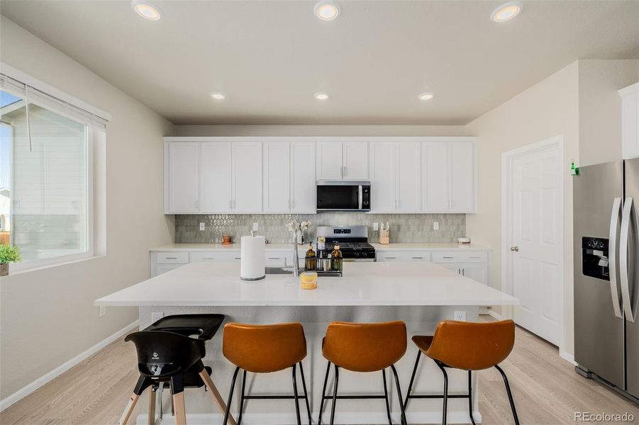 Furnished interior view inside a new home in , Peyton (Image 8).