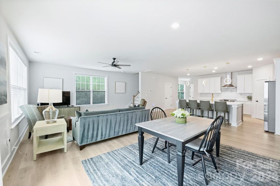 Furnished interior view inside a new home in , Charlotte (Image 30).